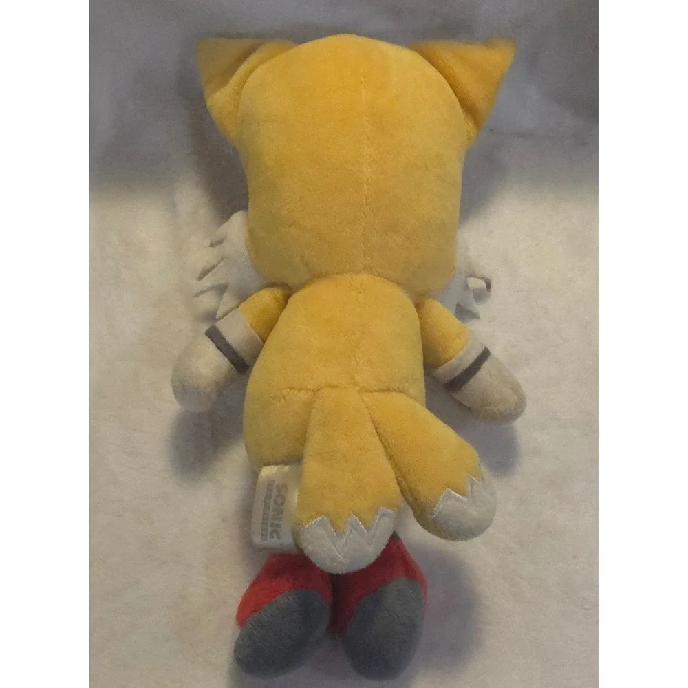 Sonic the Hedgehog Tails Plush Miles Prower Yellow Fox Stuffed Toy 9 Inch SEGA